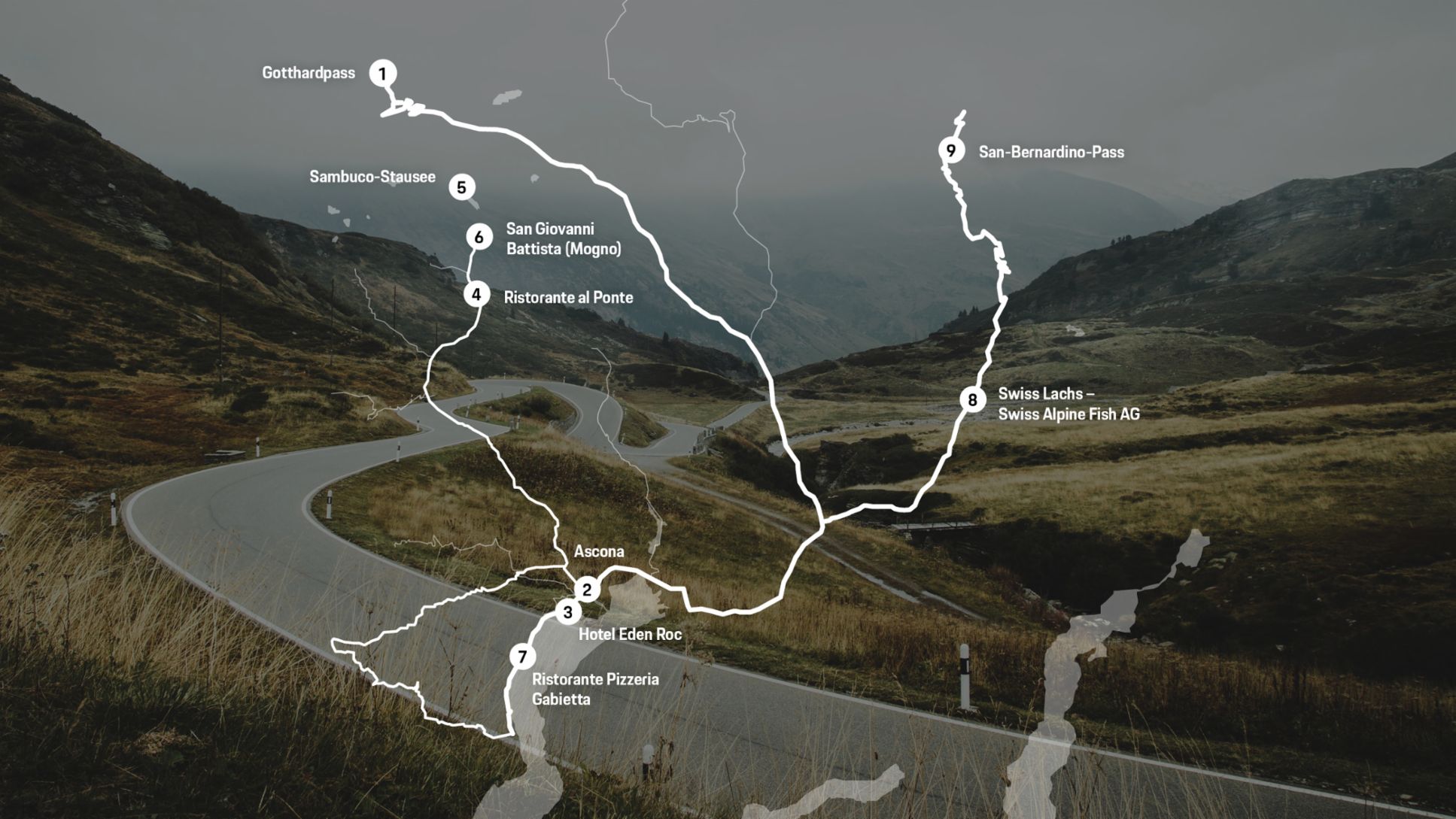 Route Tessin, 2022, Porsche Schweiz AG