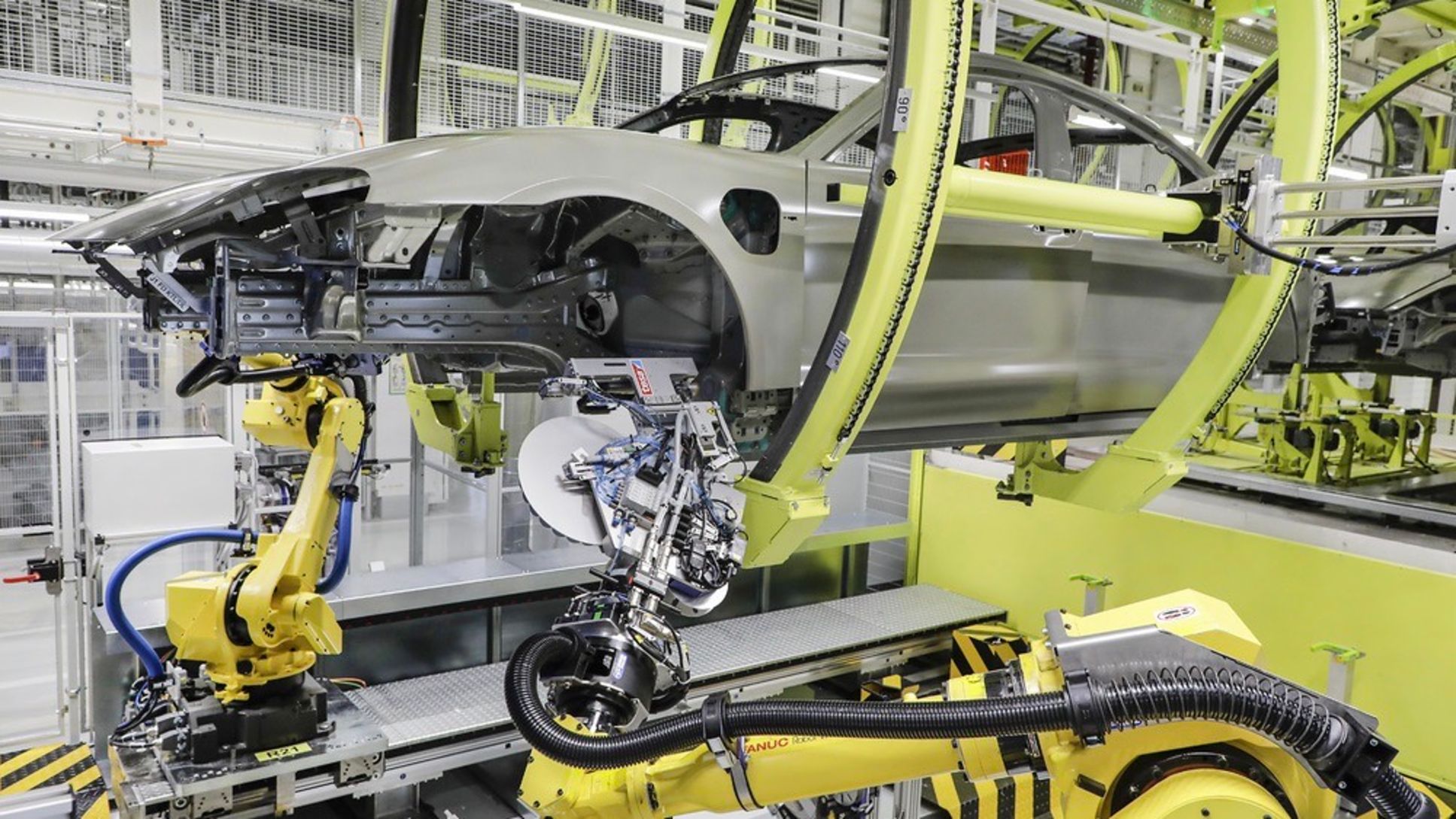 Production process for the Taycan, 2021, Porsche AG