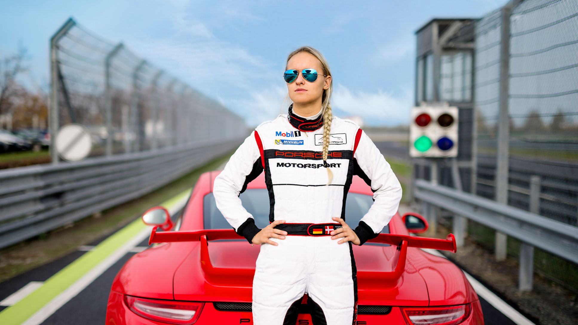 Michelle Gatting, Rennfahrerin, Porsche GT3, Rundkurs Leipzig, 2014, Porsche AG
