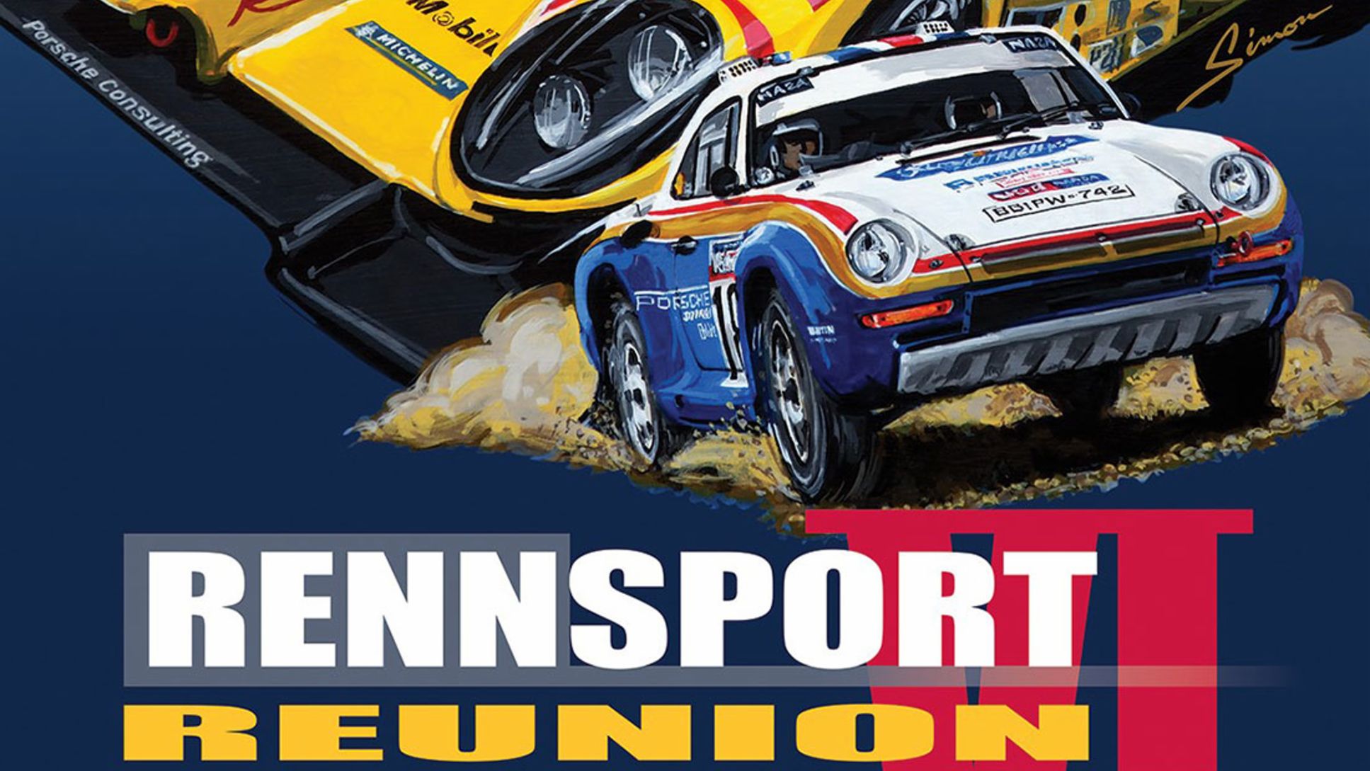 Official Poster for Rennsport Reunion VI, 2018, Porsche AG