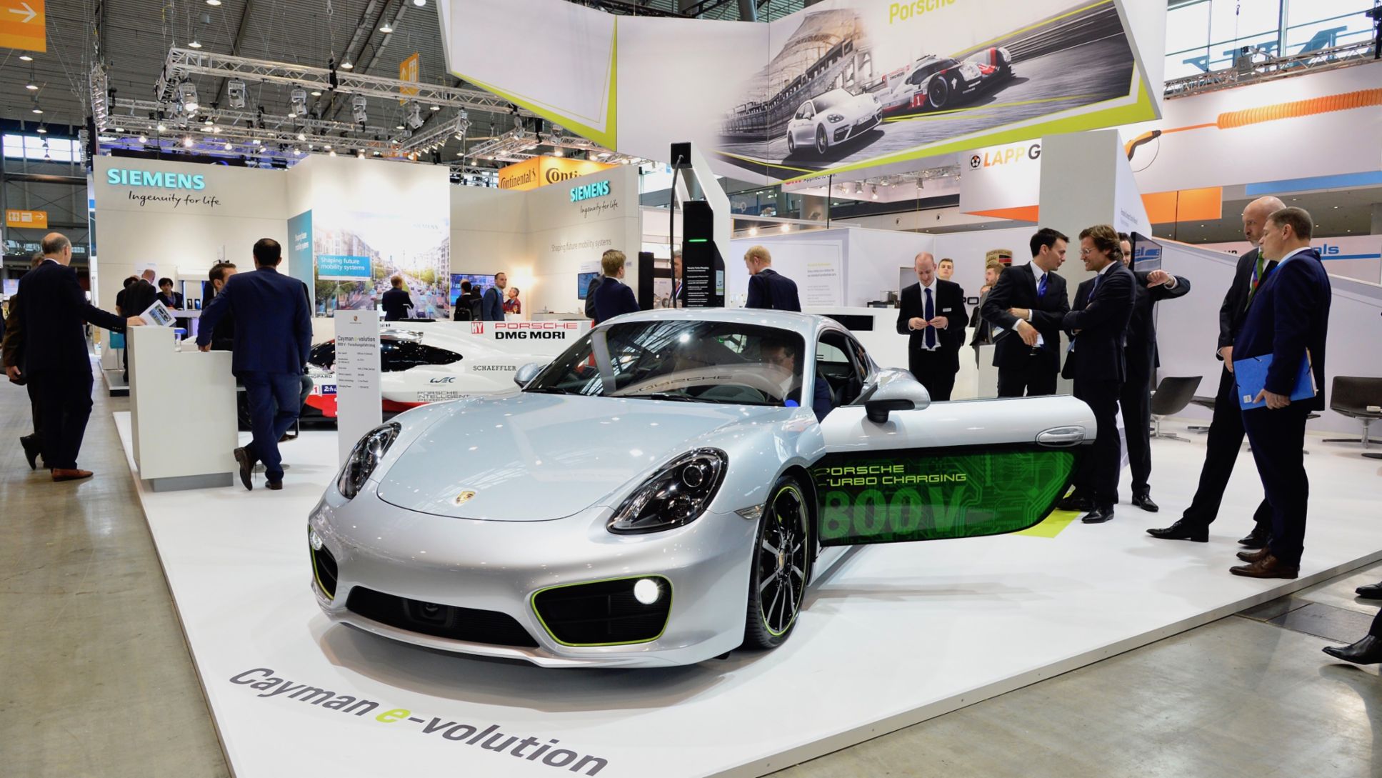 Cayman e-volution, Electric Vehicle Symposium, Stuttgart, 2017, Porsche AG