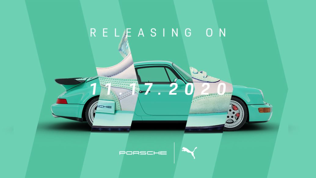 Porsche x PUMA "Icons of Fast" collection teaser, 2020, PCNA