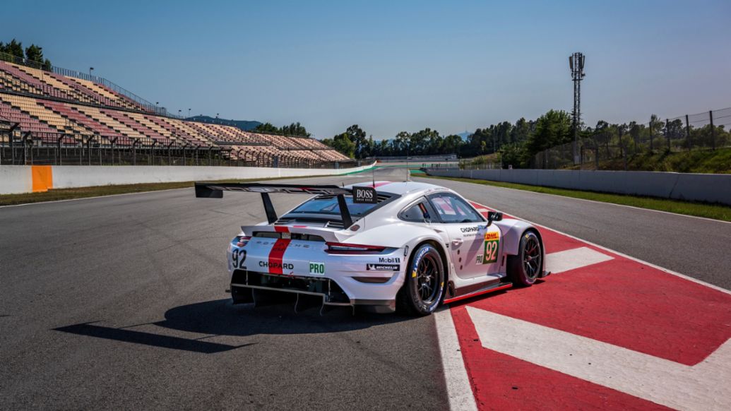 911 RSR, FIA WEC, prólogo, Barcelona, 2019, Porsche AG
