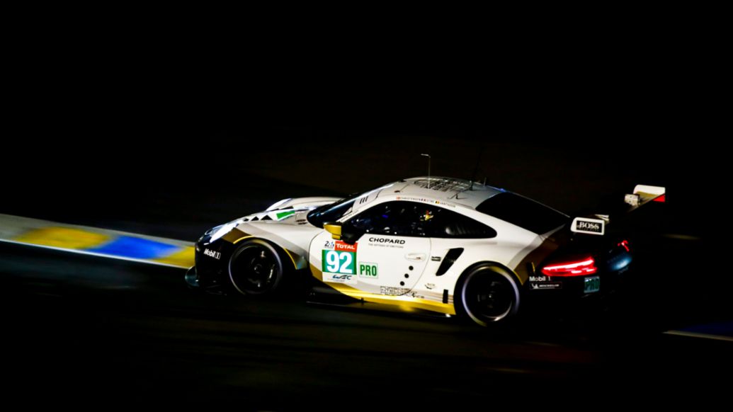 911 RSR, Equipo Porsche GT (92), primera prueba de clasificación categoría GTE, Campeonato Mundial de Resistencia (WEC) de la FIA, Le Mans, 2019, Porsche AG