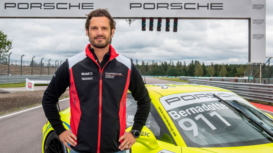 Prince Carl Philip of Sweden, 911 GT3 Cup, Porsche Carrera Cup Scandinavia, Kanonloppet, 2019, Porsche AG