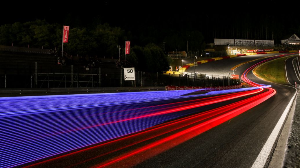 Eau Rouge, 24 Hours of Spa-Francorchamps, Belgium, 2020, Porsche AG