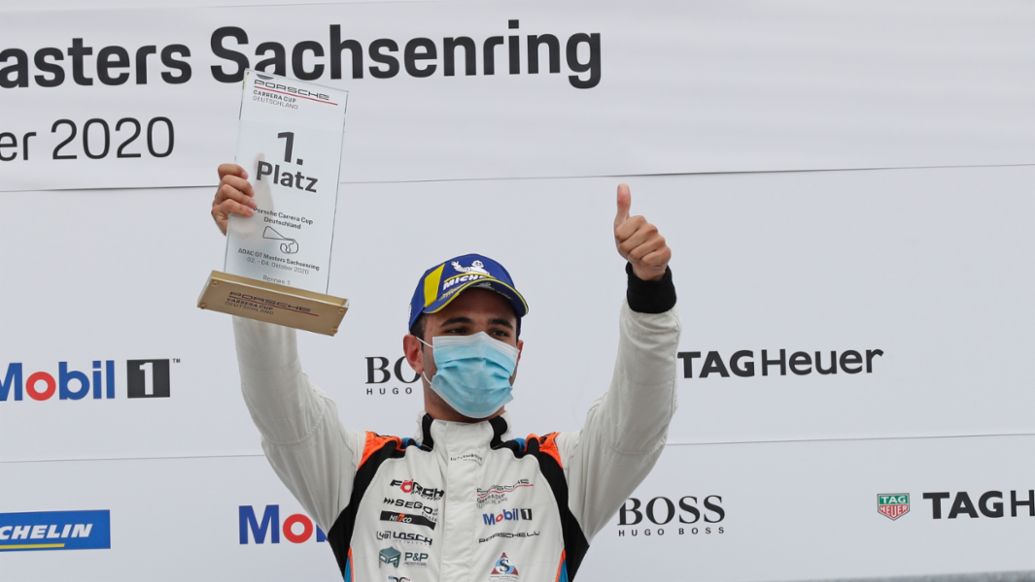Dylan Pereira, Porsche Carrera Cup Deutschland, Lauf 2, Sachsenring, 2020, Porsche AG