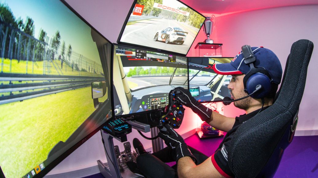 Porsche-Junior Ayhancan Güven, virtuelle 24 Stunden von Le Mans, 2020, Porsche AG