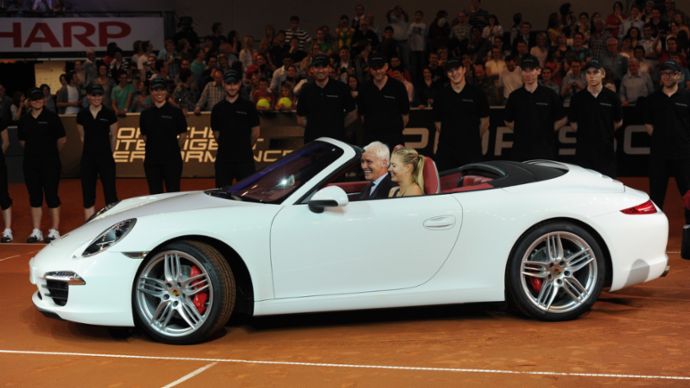 Matthias Müller, Maria Sharapova, Porsche Tennis Grand Prix, 2012, Porsche AG