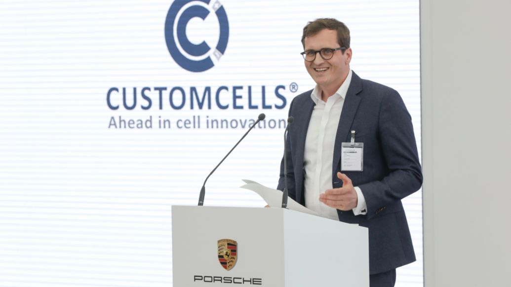 Torge Thönnessen, CEO Customcells, 2021, Porsche AG