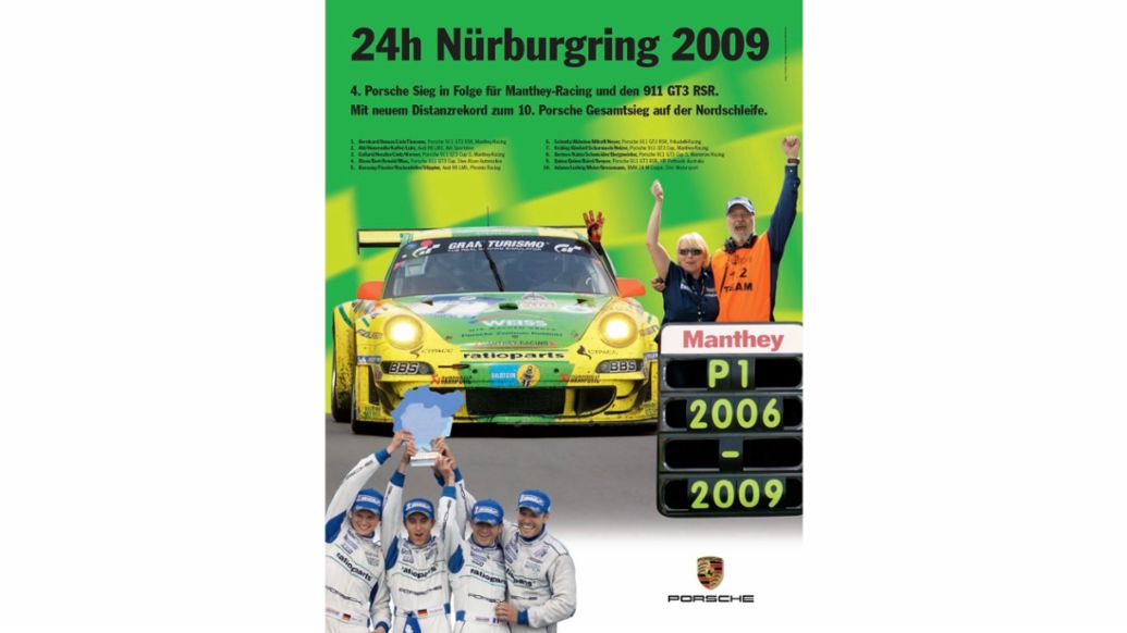 Rennplakat, 2009, Porsche AG