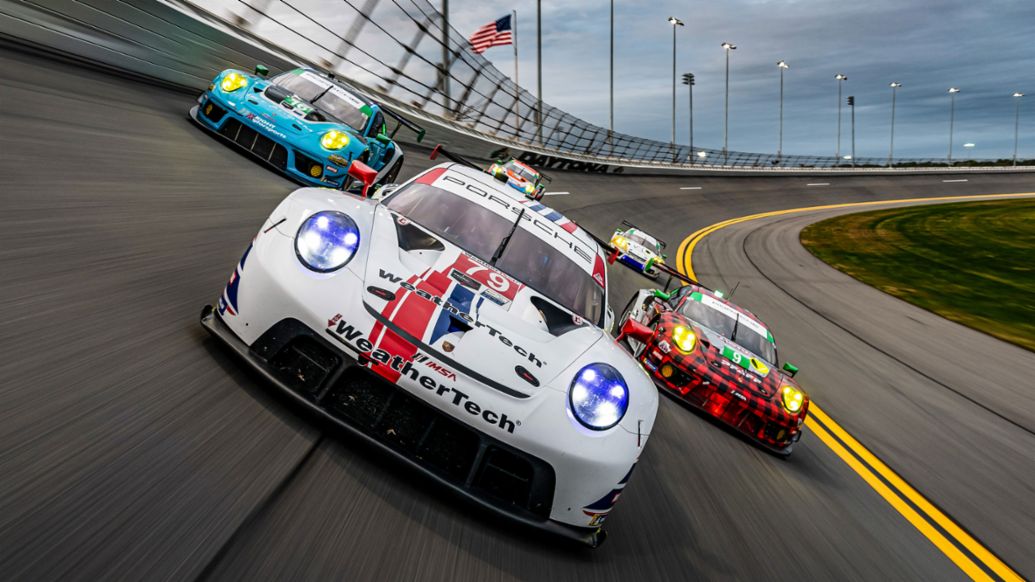 911 RSR, IMSA WeatherTech Sportscar Championchip, Qualifyingrennen, Daytona, USA, 2021, Porsche AG