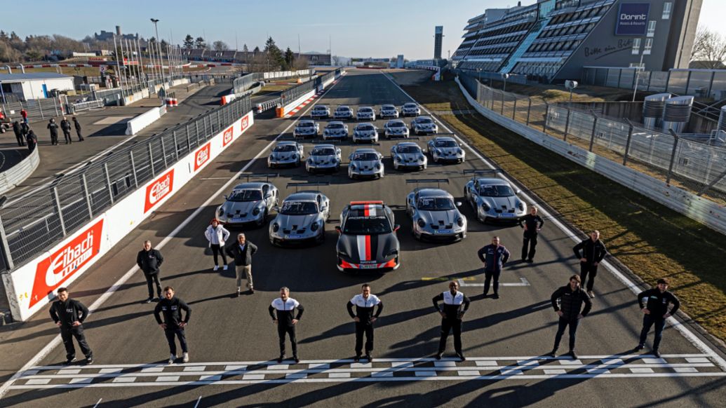 Porsche 911 GT3 Cup, Carrera Cup Launch, Nürburgring 2021, Porsche AG