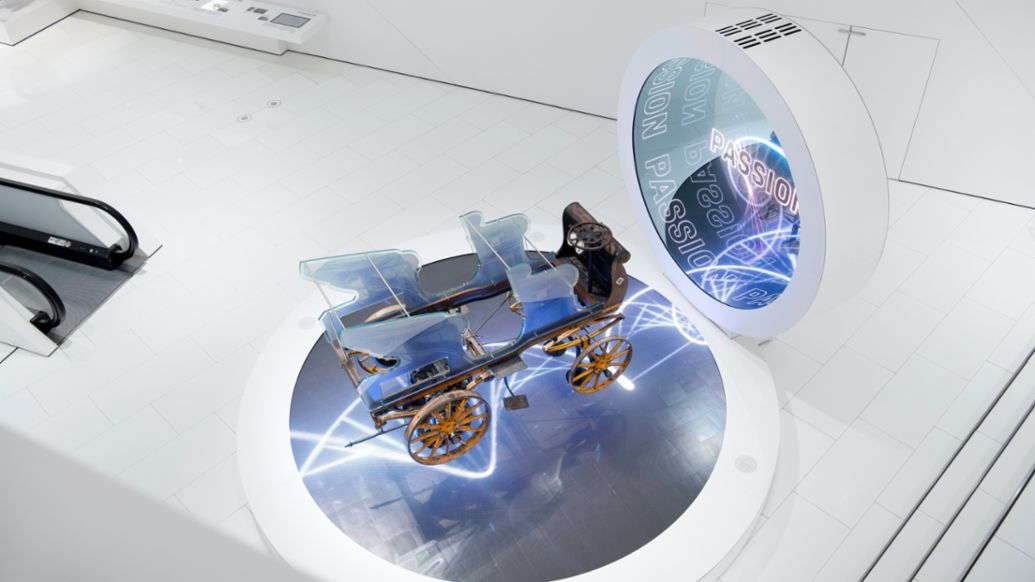 ‚Infinity-Mirror‘-Technik, Porsche Museum, 2022, Porsche AG