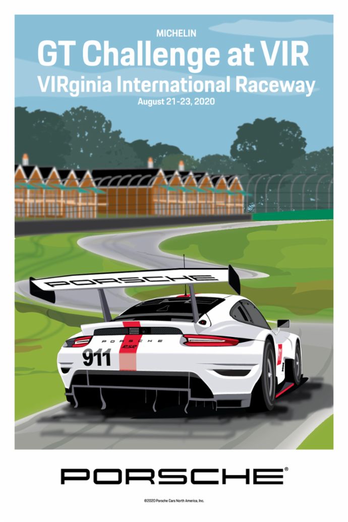 VIRginia International Raceway, IMSA WeatherTech SportsCar Championship, poster, 2020
