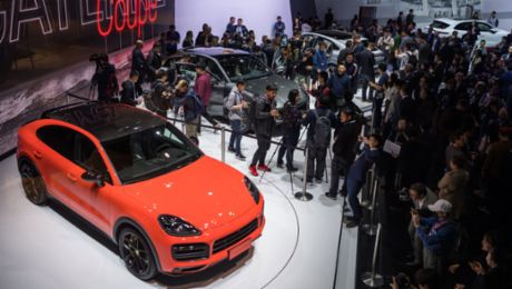 Porsche Cayenne Coupé celebrates Asian premiere