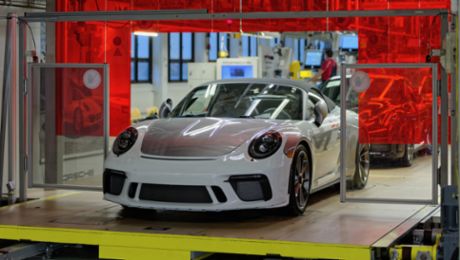 Letzter Porsche 911 der Generation 991 läuft vom Band