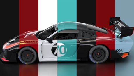 Verschiedene Maßanzüge für den neuen Porsche 935