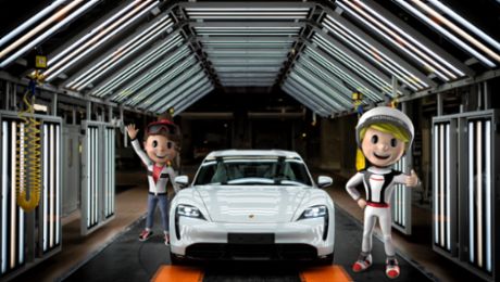 Summer holiday programme Porsche 4Kids in the “Car Factory” 