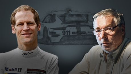 Erinnerungen an Le Mans: Jörg Bergmeister im Gespräch mit Jürgen Barth