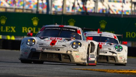 IMSA: Porsche 911 RSR feiert mit Doppel-Podium gelungene USA-Premiere