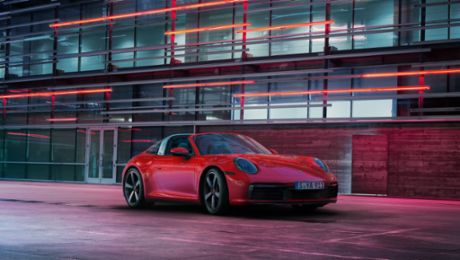 Digitale Weltpremiere bei Porsche für den neuen 911 Targa