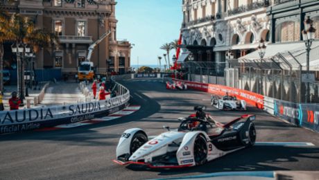 Unlucky Monaco premiere for the TAG Heuer Porsche Formula E Team