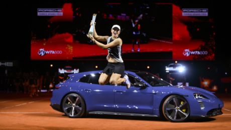 Die besten Spielerinnen der Welt beim Porsche Tennis Grand Prix