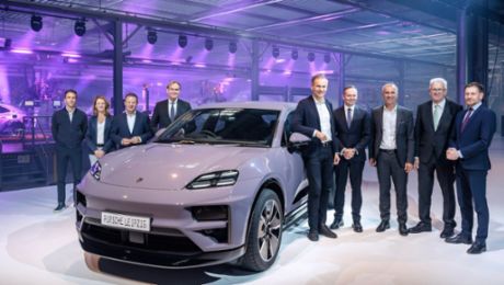 Porsche celebrates the start of electromobility at its Leipzig factory