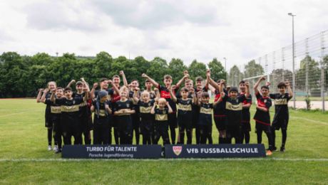 Turbo für Talente und der VfB Stuttgart organisieren Porsche Kids Day