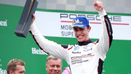 Porsche Junior Preining wins in Monza 