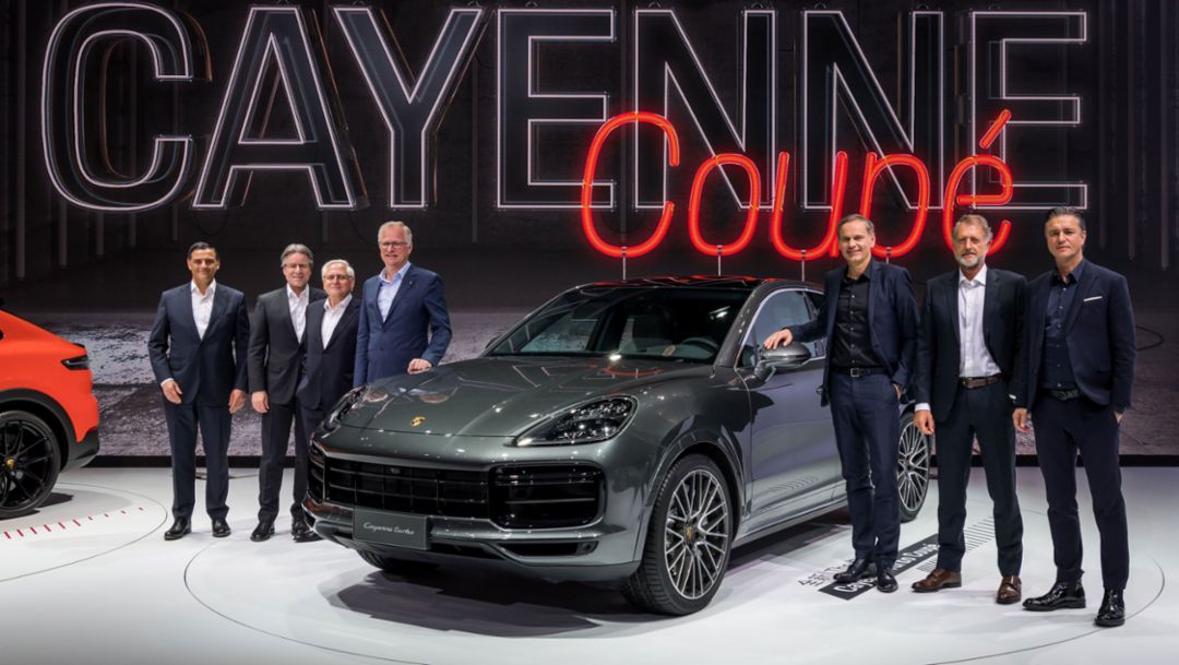 Vorstand der Porsche AG, Cayenne Turbo Coupé, Auto Shanghai, 2019, Porsche AG