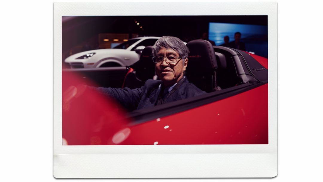 Yoshihiro Kimura, Freelancer, 911 Speedster, world premiere, New York International Auto Show, 2019, Porsche AG