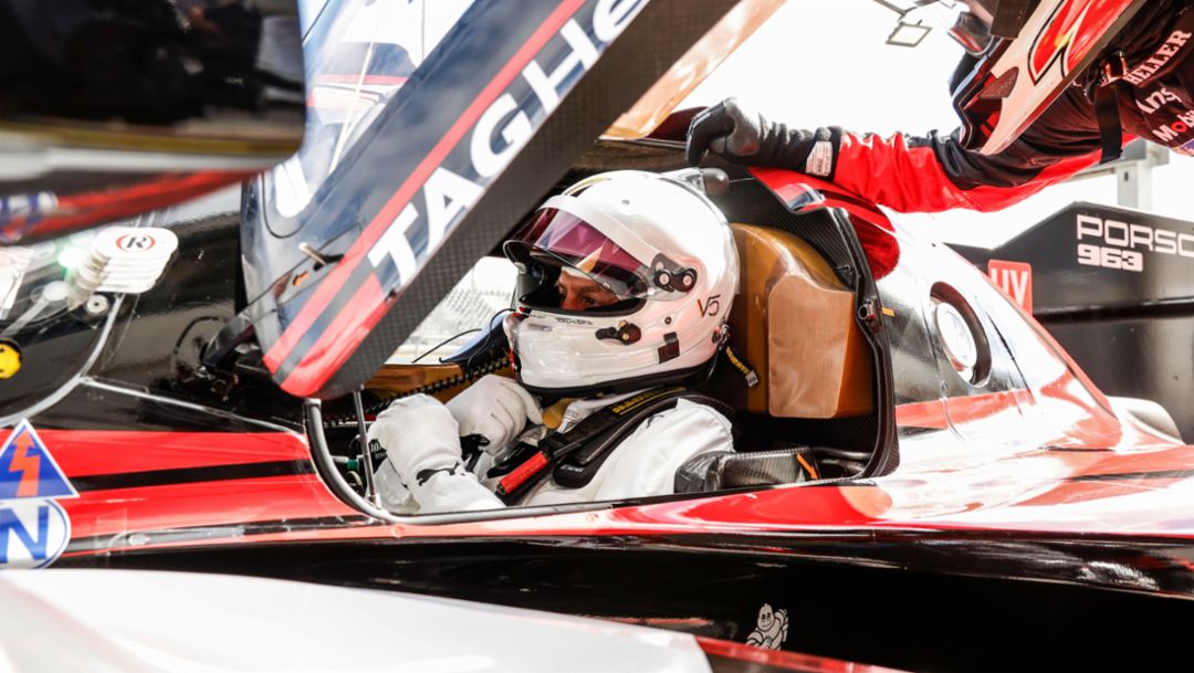 Endurance test in Aragón: Sebastian Vettel in the Porsche 963