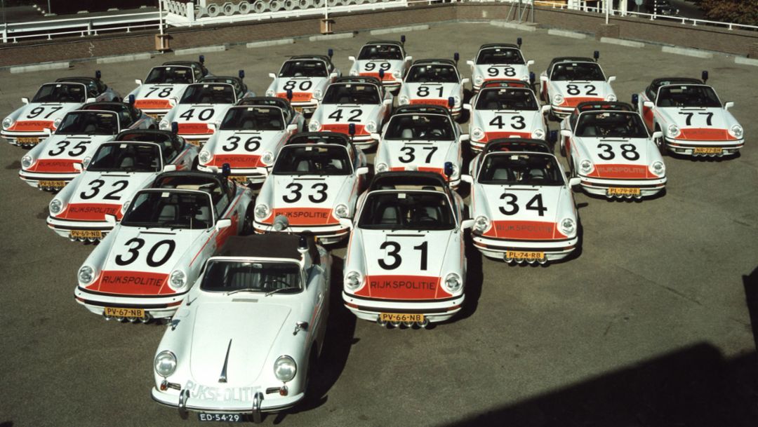 356, 911, 911 Targa, Rijkspolitie, Polizei, Niederlande, Porsche AG