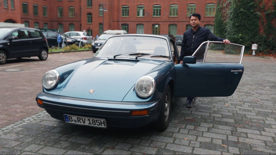 Markus Kavka, journalist, 911 SC, year of constrution 1979, 2014, Porsche AG