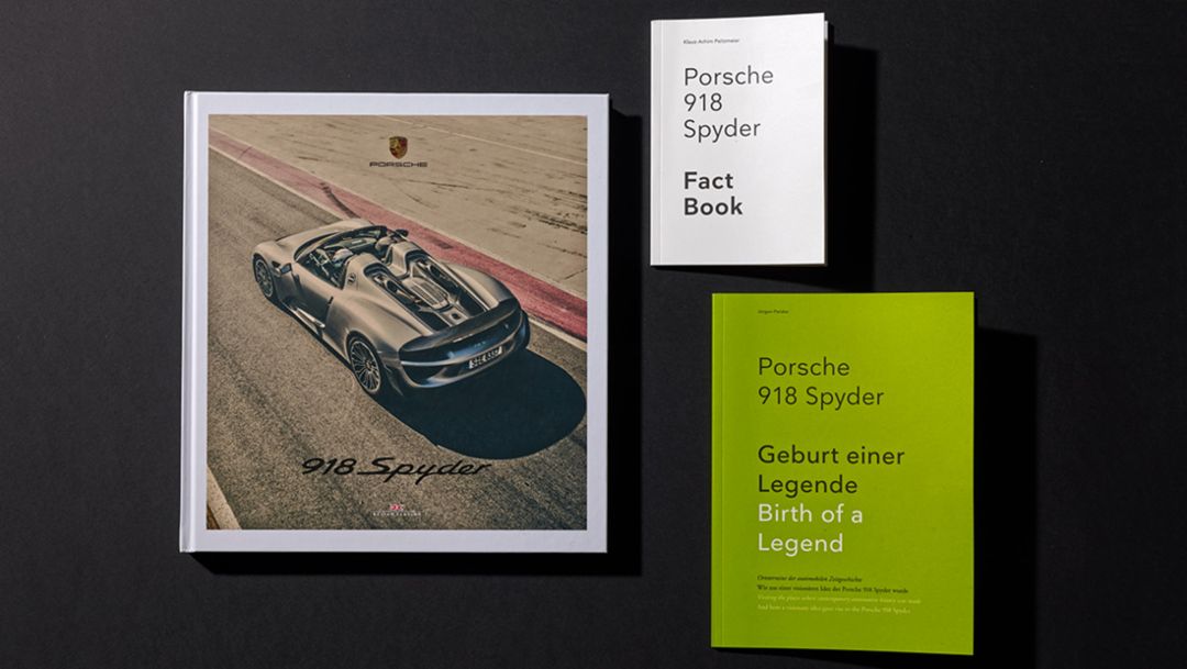 918 Spyder, Picture Book, Fact Book, Story Book, 2015, Porsche AG