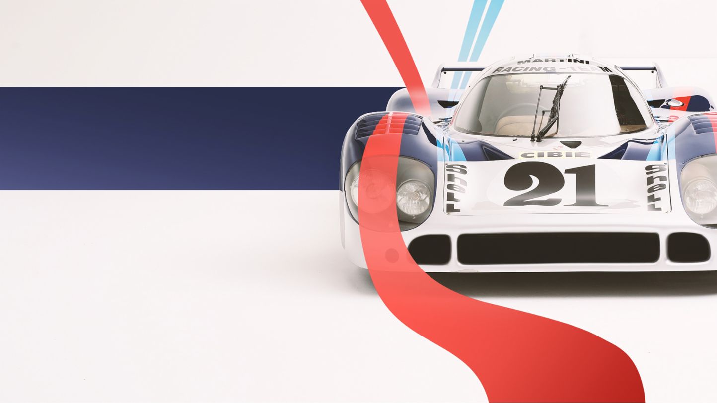 917 “long tail” con los colores de Martini, 2019, Porsche AG