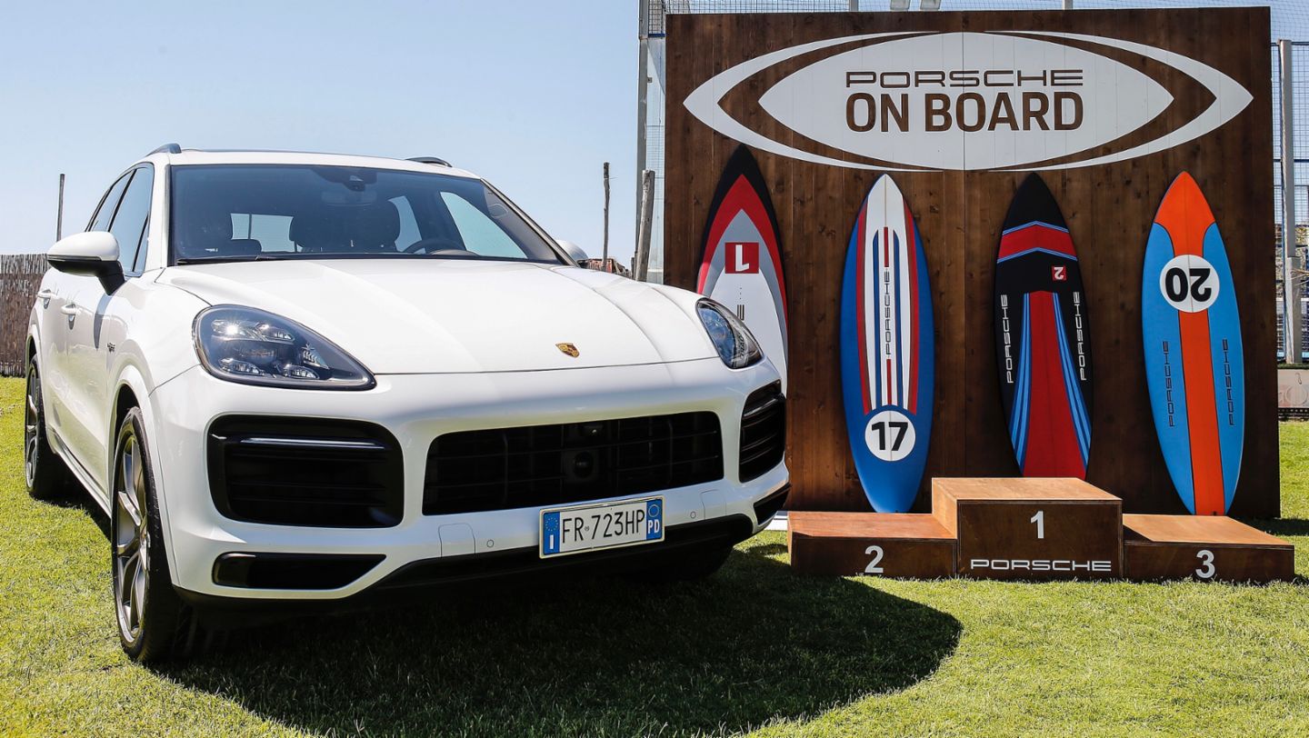 Cayenne, Water sports initiative Porsche On Board, Italia, 2019, Porsche AG