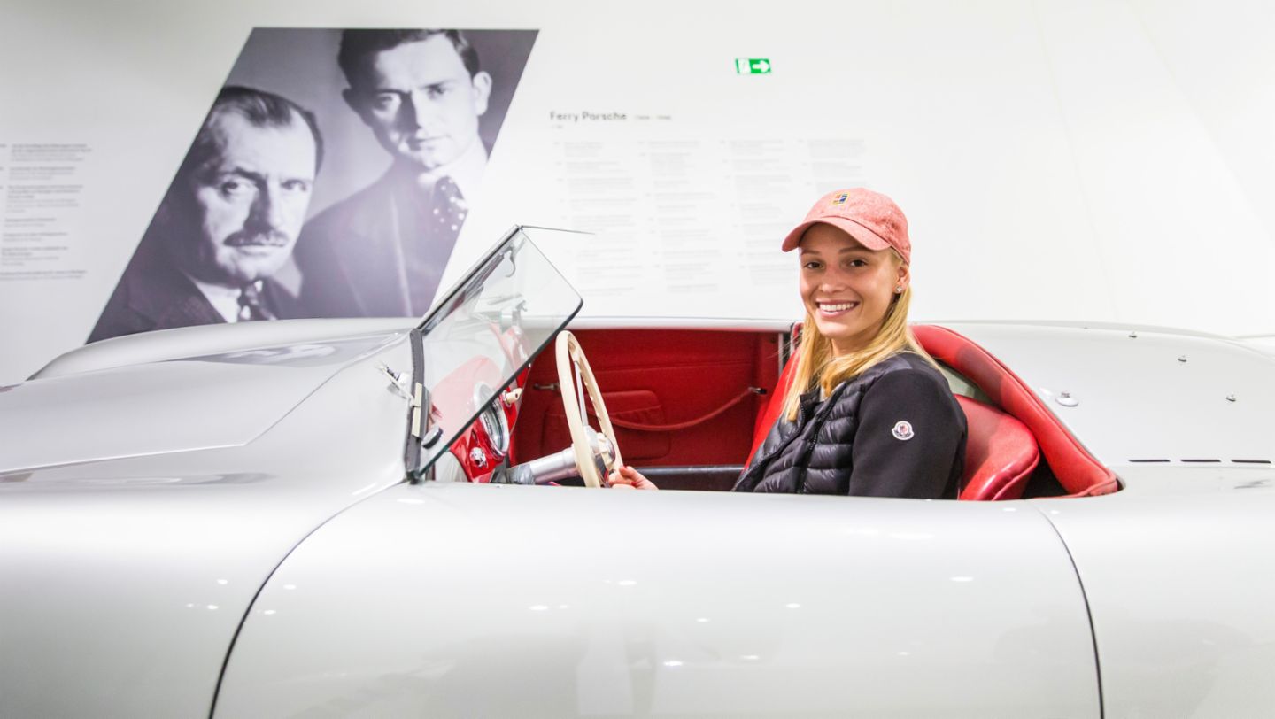 Croatian Donna Vekić would be ready for a joyride in the Porsche 356 Cabriolet (2019)