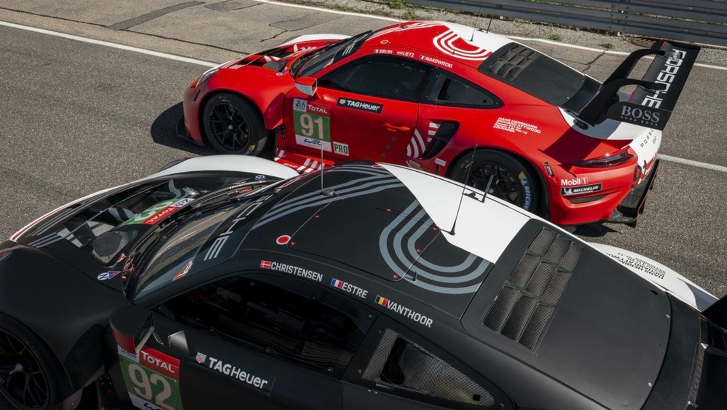 911 RSR in besonderem Fahrzeugdesign, FIA WEC, Le Mans, 2020, Porsche AG