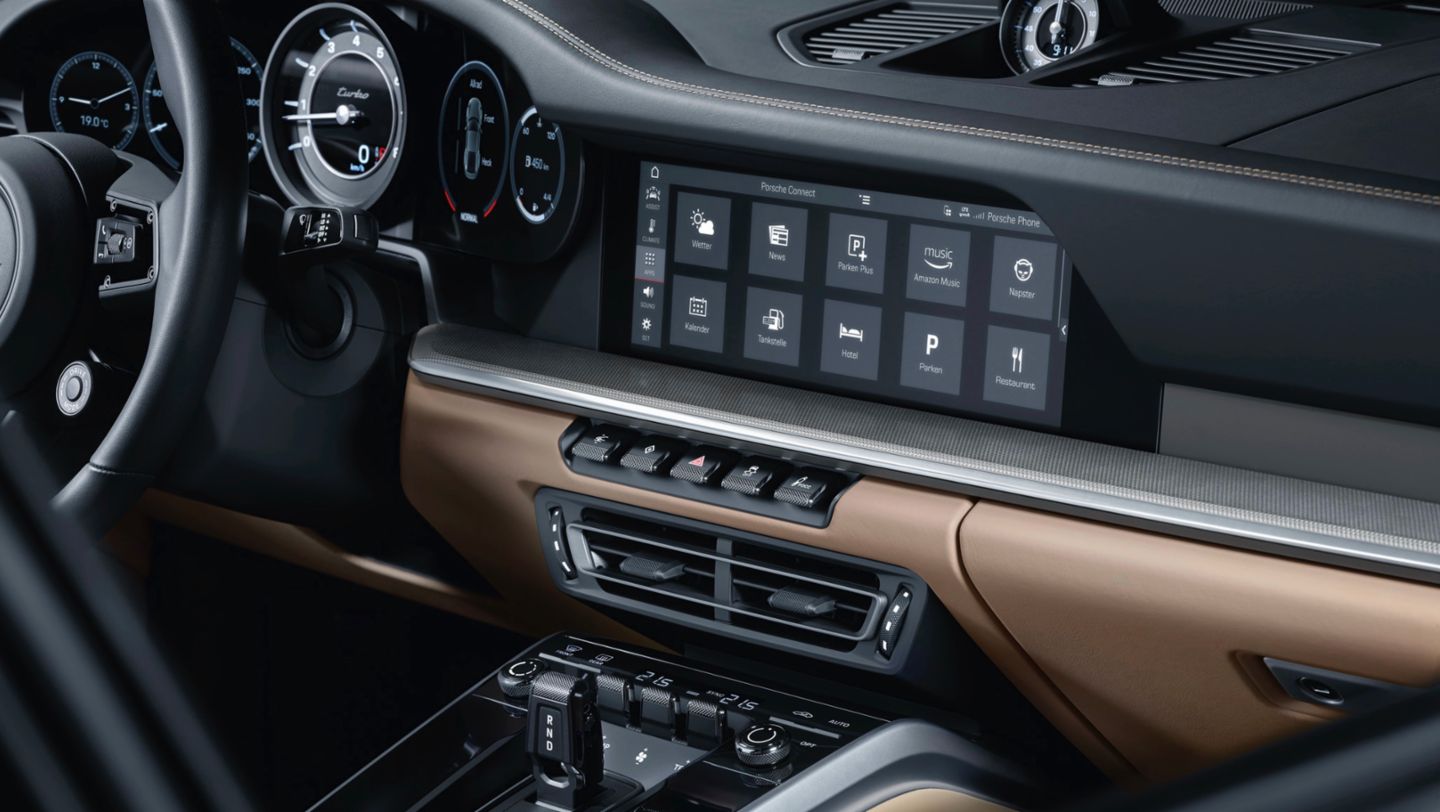 911 Turbo, Interior, 2020, Porsche AG