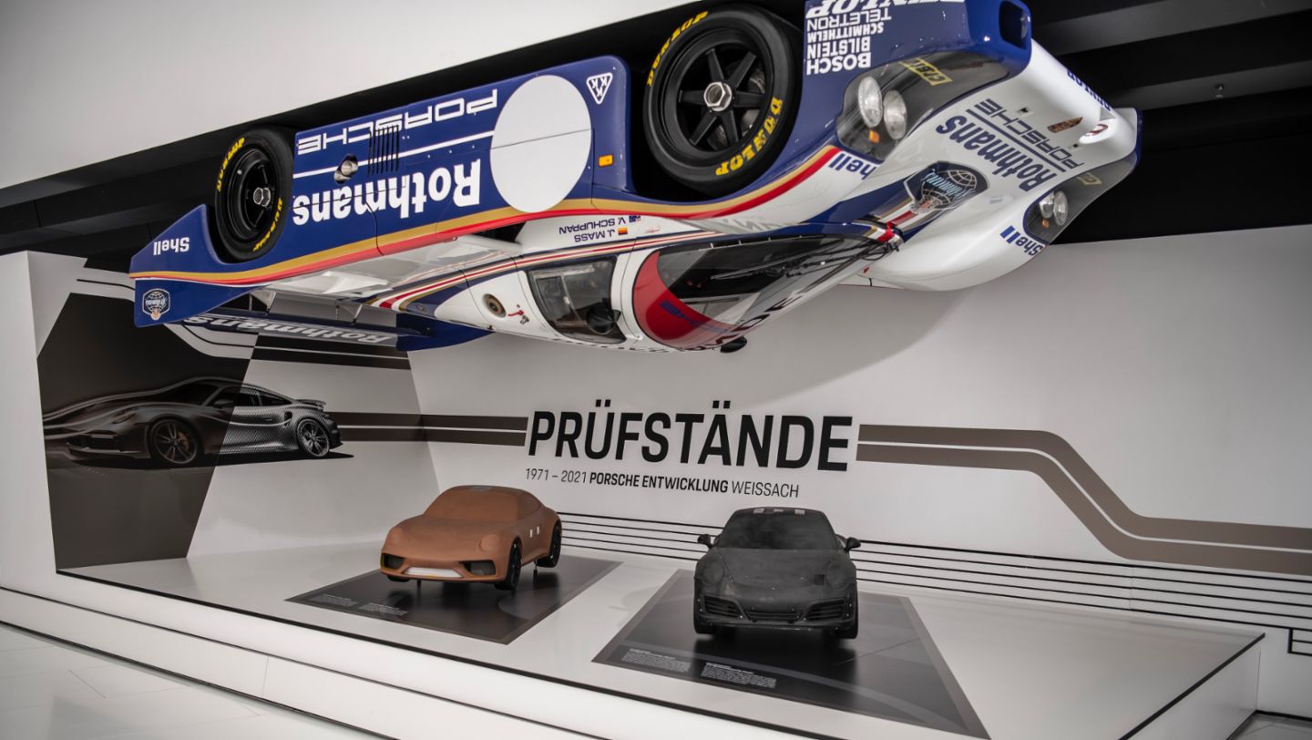 Sonderausstellung „50 Jahre Porsche Entwicklung Weissach“, 2021, Porsche AG