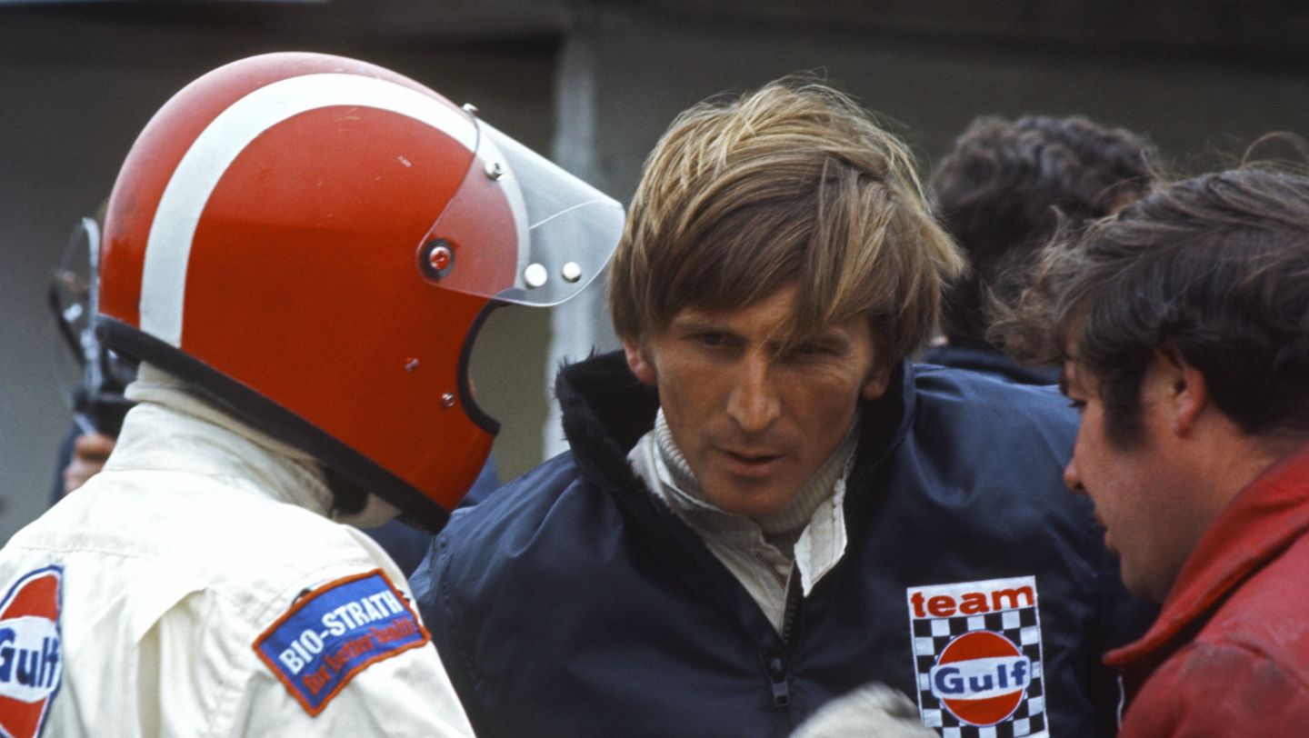 Derek Bell (m), Jo Siffert, Brands Hatch, 1971, Porsche AG