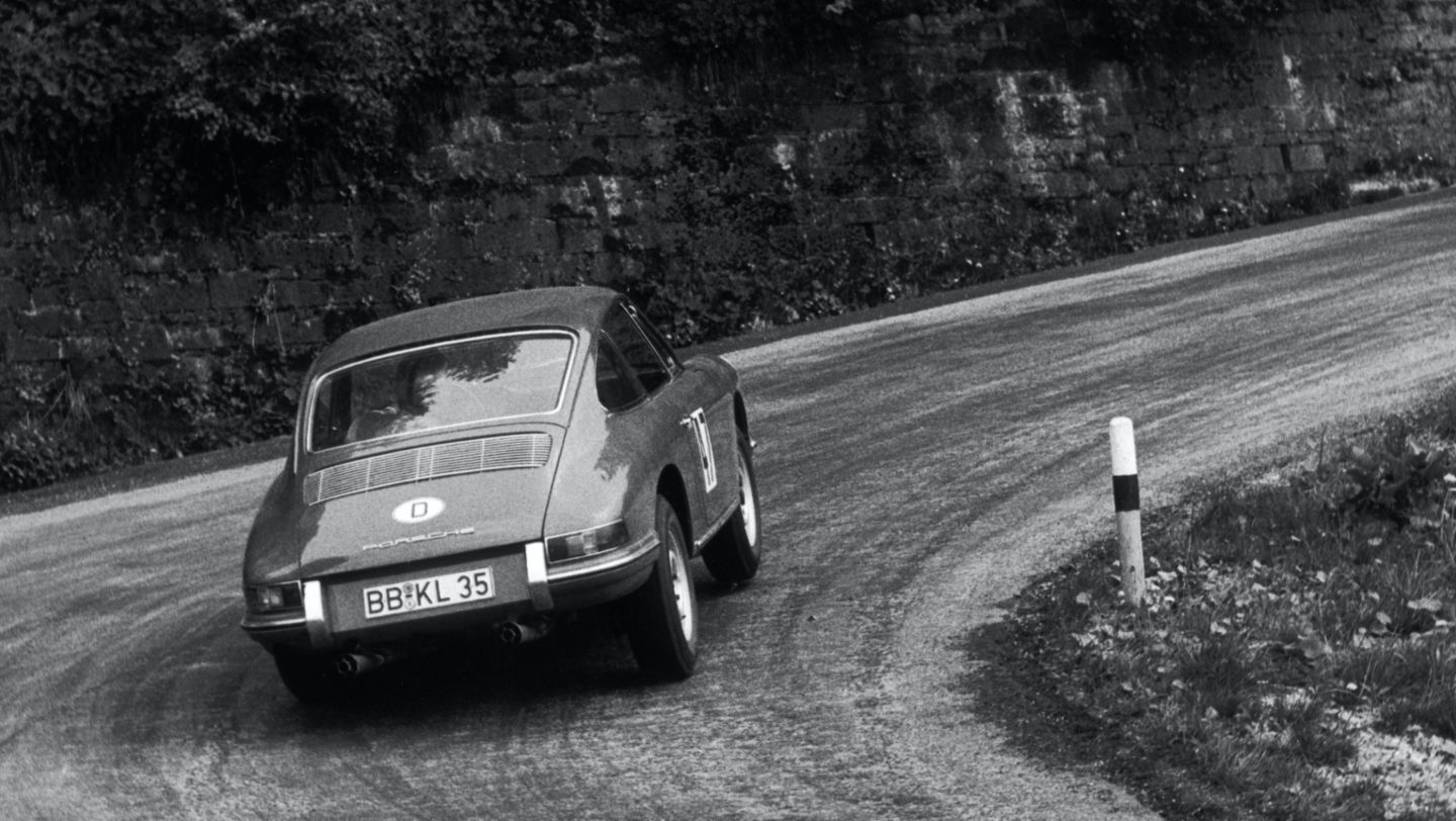 Eberhard Mahle, 911 2.0, Rossfeld, 1966, Porsche AG