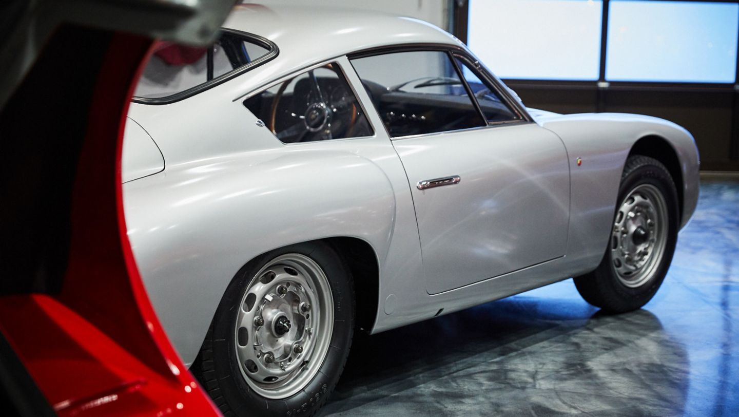 Heavily damaged in April 2019, when a gas explosion levelled the building next door, the car was rebuilt in record time, 2021, Porsche AG