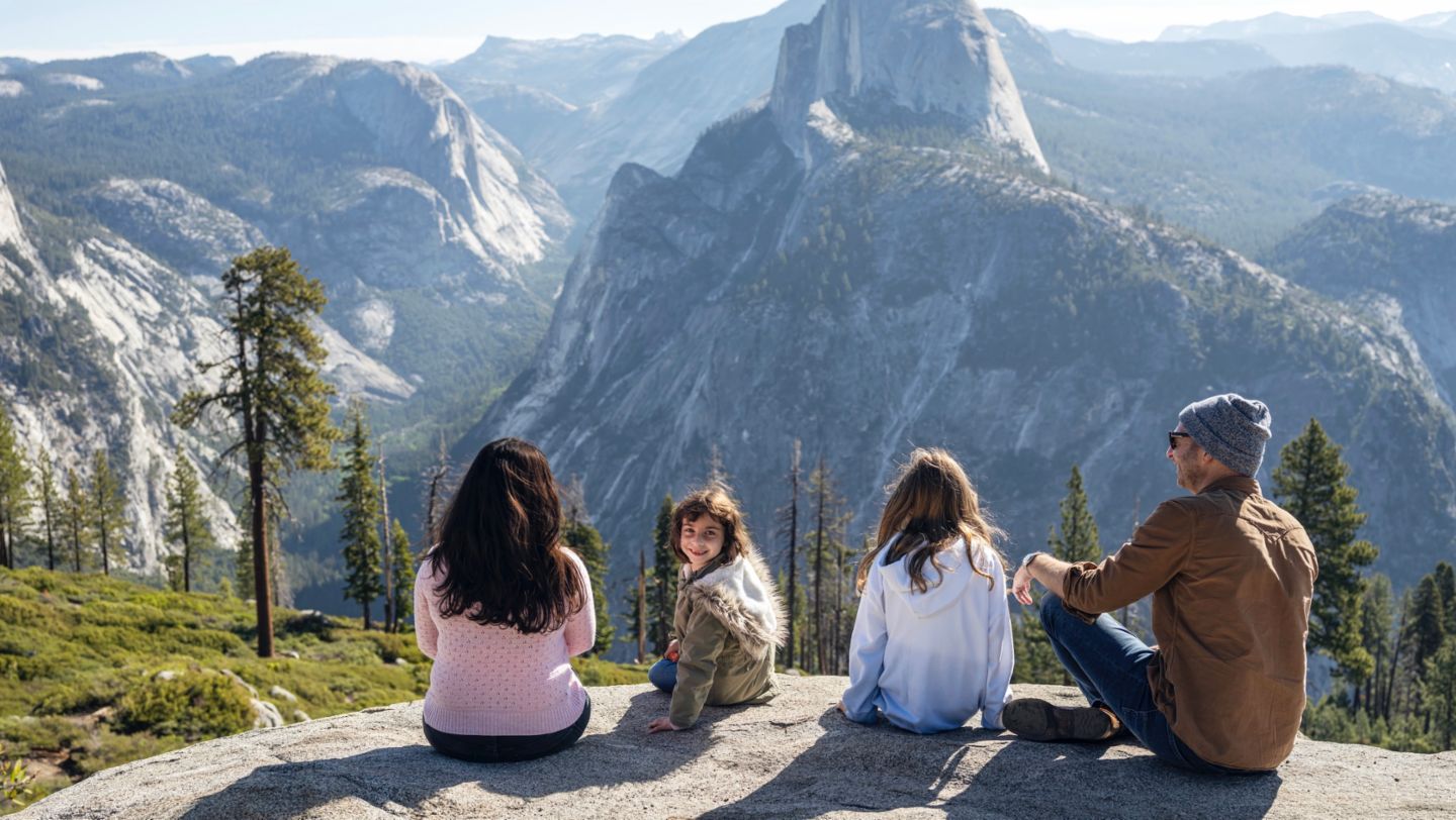 Familie Chuldenko, Yosemite-Nationalpark, 2021, Porsche AG