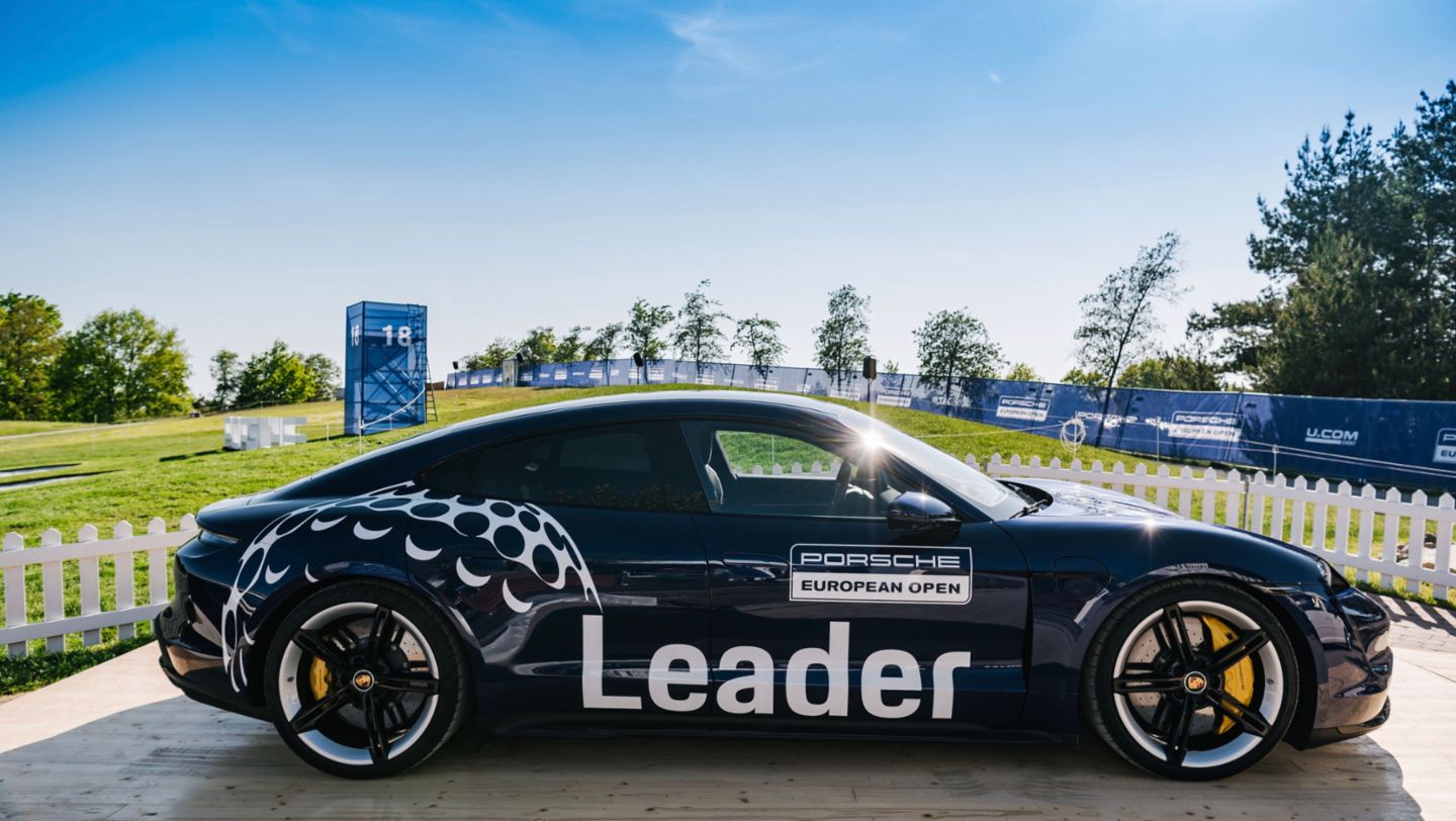 Taycan Turbo S, Porsche European Open 2021, Green Eagle Golf Courses complex, Hamburg, Germany, 2021, Porsche AG