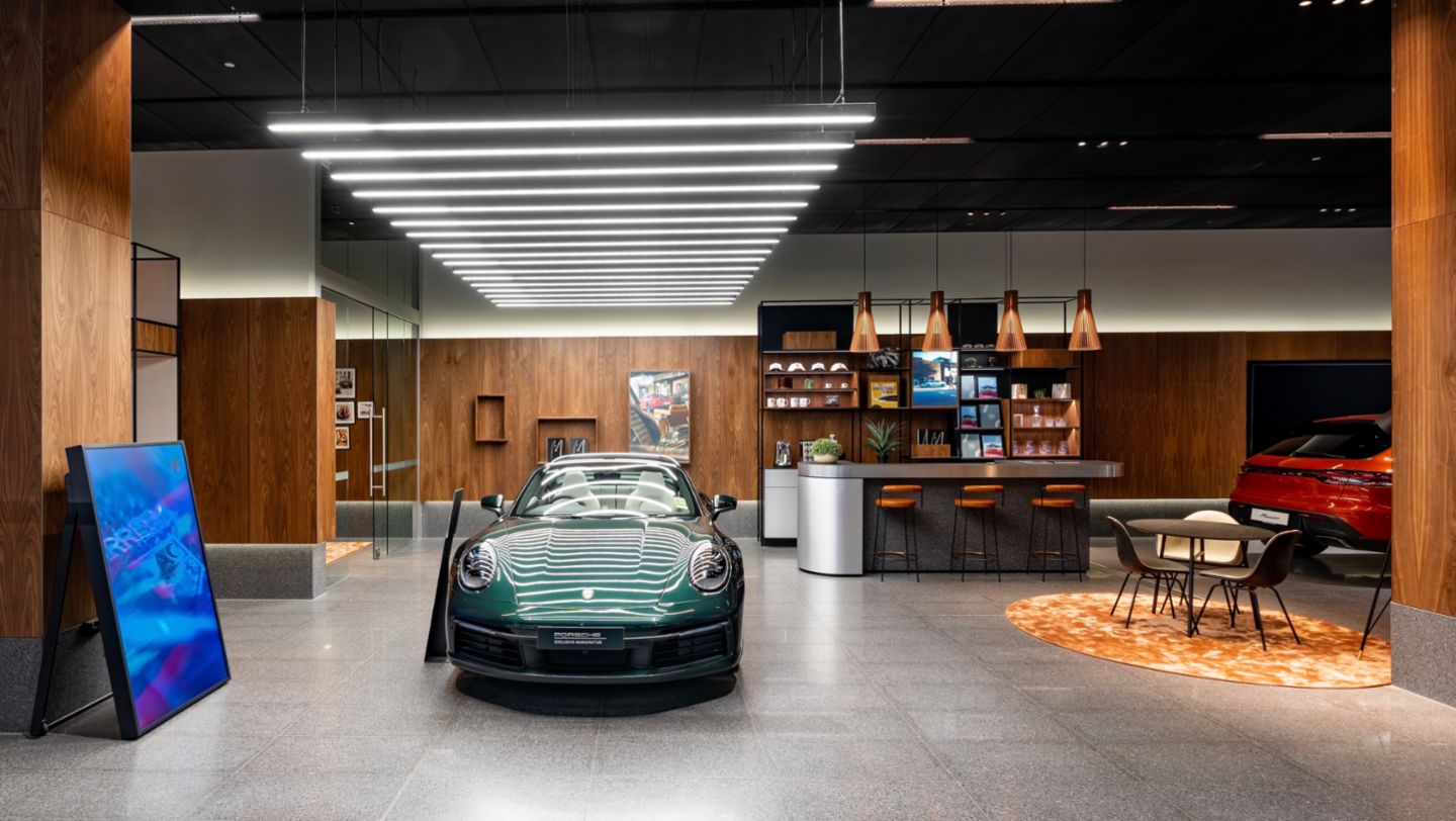 911 Targa, Macan, Porsche Studio Brisbane, Australien, 2022, Porsche AG