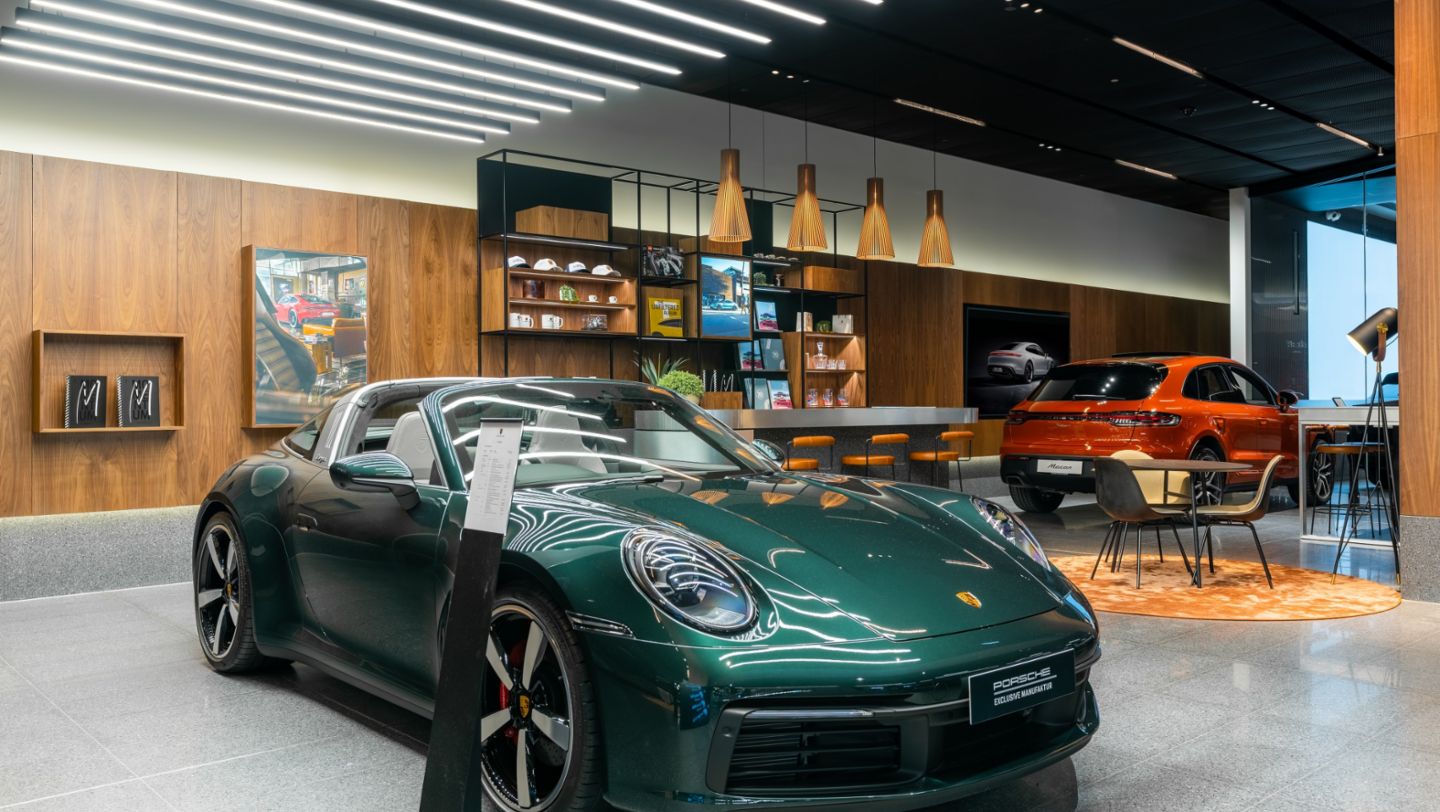 911 Targa, Macan, Porsche Studio Brisbane, Australien, 2022, Porsche AG